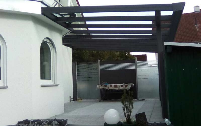 Terrassenüberdachung-Einfamilienhaus